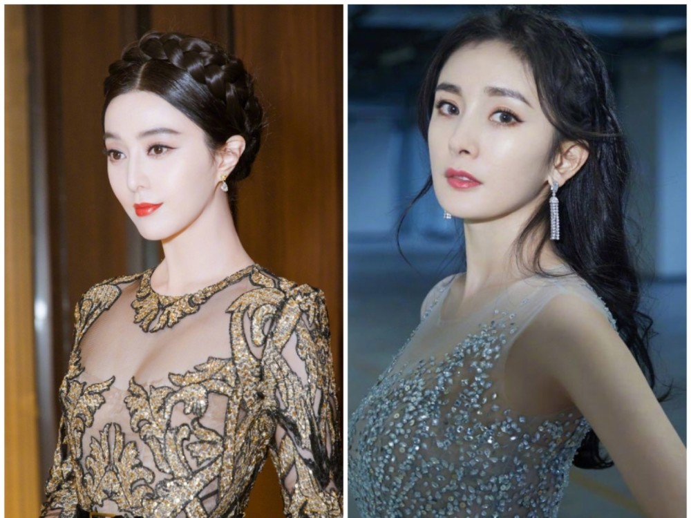 杨幂女神撞脸范冰冰女王对比请问谁更胜一筹