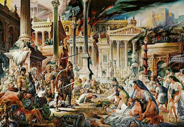 西罗马帝国灭亡后图片