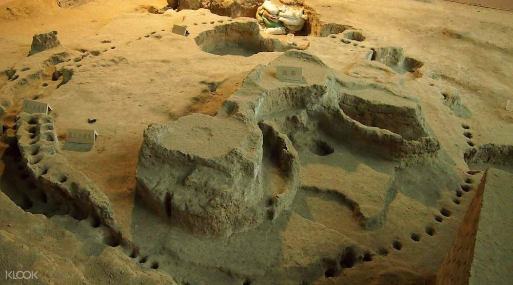 原始社会仰韶文化的代表陕西西安半坡遗址