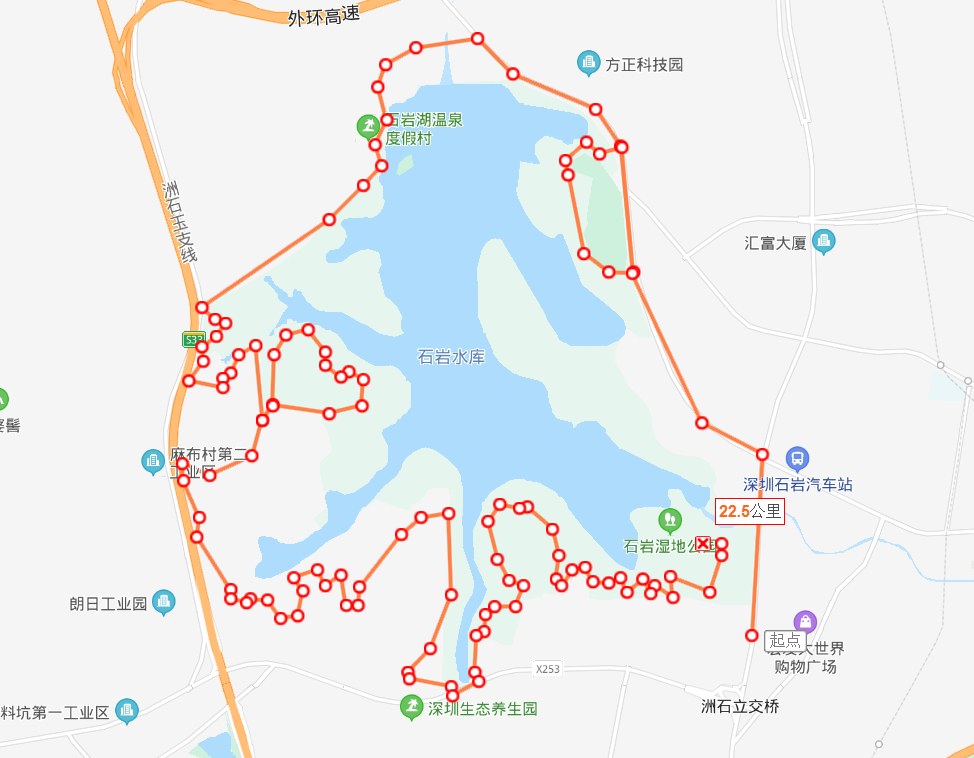 包括省绿道2号线大运支线,神仙湖绿道,主园路绿道.