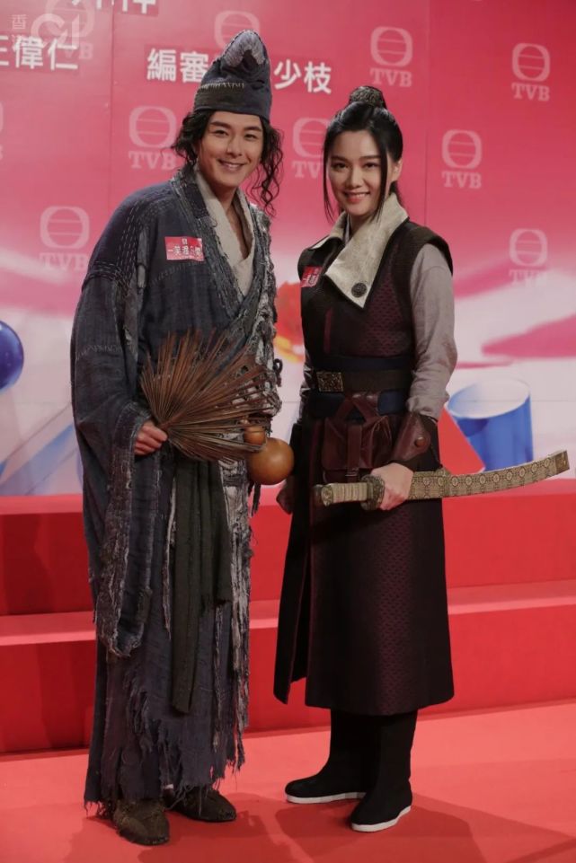 汤洛雯主演古装剧今日记者会,回应马国明密谋于台庆求婚传闻