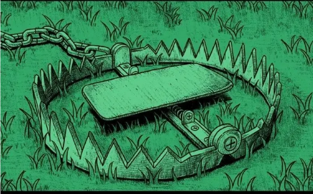 午夜漫画男孩只顾着布置捕兽夹却忘了森林里的天然陷阱