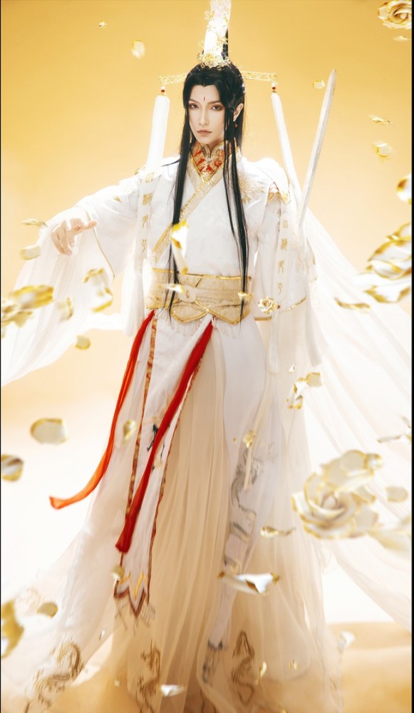 天官赐福 谢怜cosplay正片,仙气飘飘