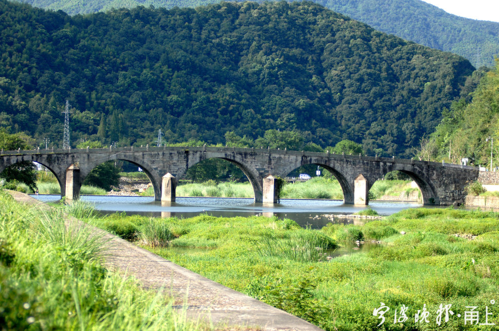 宁波古桥系列奉化大堰福星桥浙东最长的多孔联拱石桥