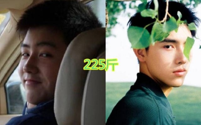 还有就是陈凯歌的儿子陈飞宇了,这位少爷出道前也是小胖子,最重的时候