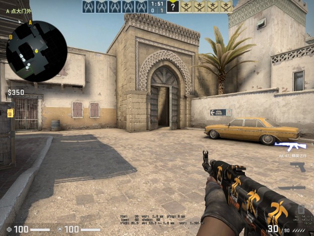 dust2该地图属于一个中型地图,也是csgo最古老的地图之一,在20周年