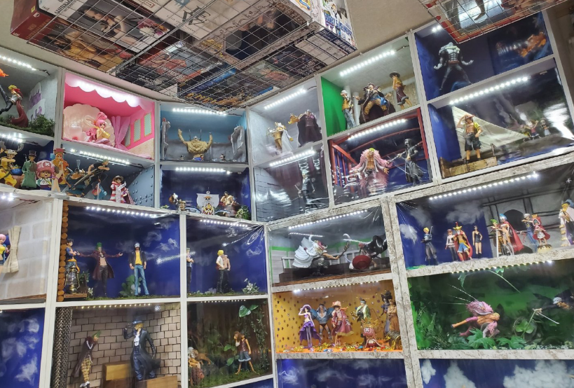 海贼王为什么说宅男一面墙值一套别墅看完这满屋子的手办你就明白了