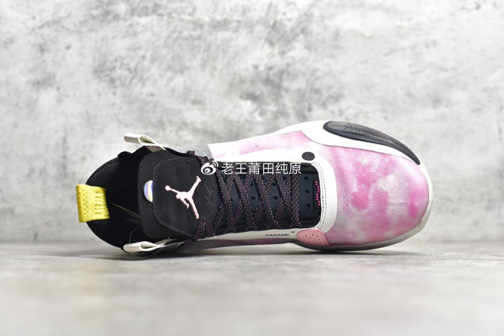 aj34"粉白油画"实拍开箱测评_腾讯新闻