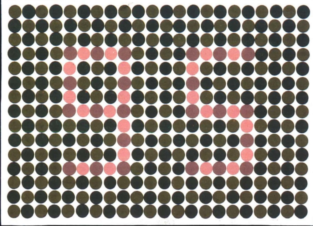 全新版色觉检测图,3张图让你对自己的色觉,有个清晰的了解