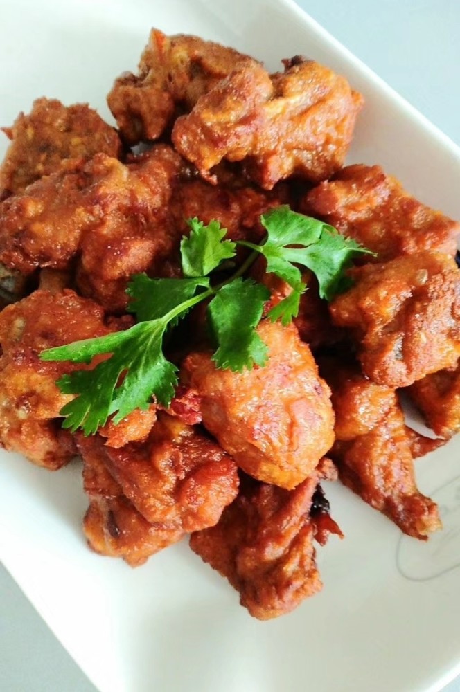家常炸鸡块的做法蒜香味浓郁外酥里嫩孩子爱吃在家做吃的也放心