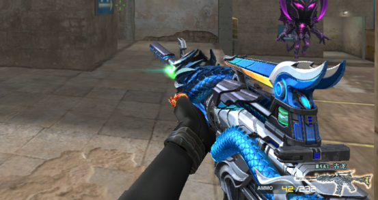 cf英雄级武器m4a1青龙降世超强属性再也不怕敌人阴箱子了