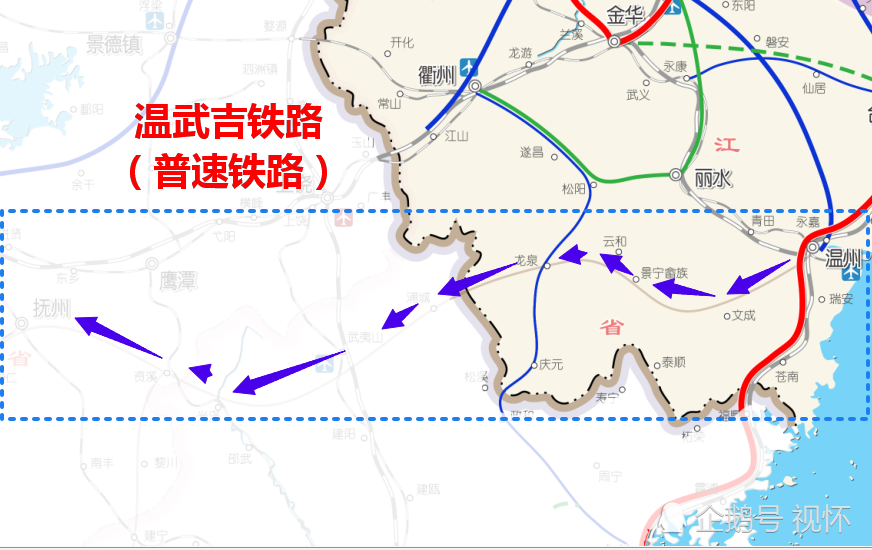 未来浙江丽水3条高铁遂昌松阳有份龙泉等4县收获2条普铁