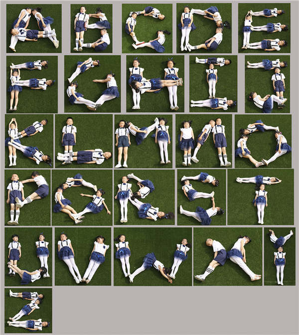 幼儿园毕业照创意摆拍小朋友完胜大学生解锁集体照正确姿势