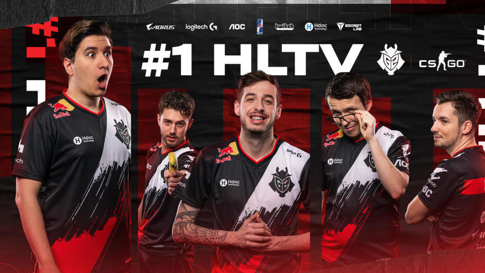 《cs:go》hltv周战队积分榜:g2队史首次登顶,北美霸主易位巴西