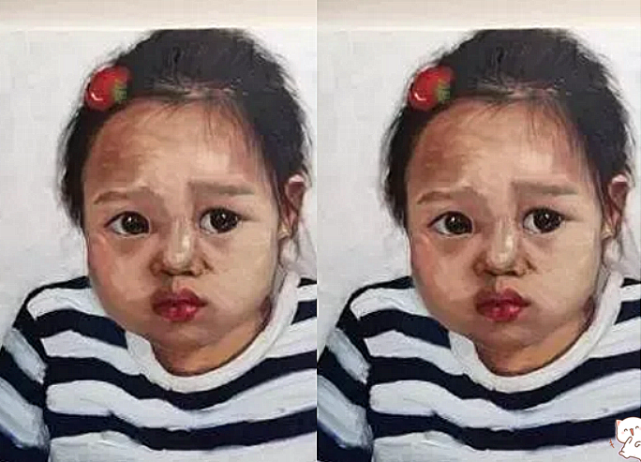 在这张照片中就可以看到,小花妹妹虽然皮肤黑,但是五官精致,跟邓超