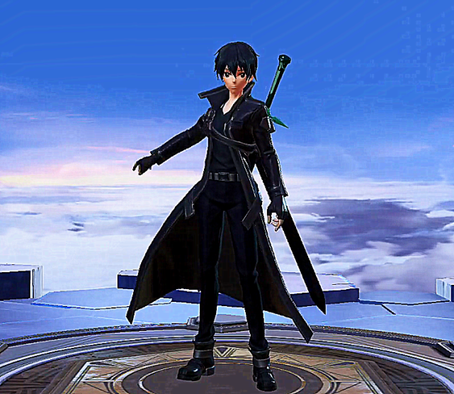 aov联动刀剑神域桐人皮肤曝光出场动画帅爆大招特效炸裂