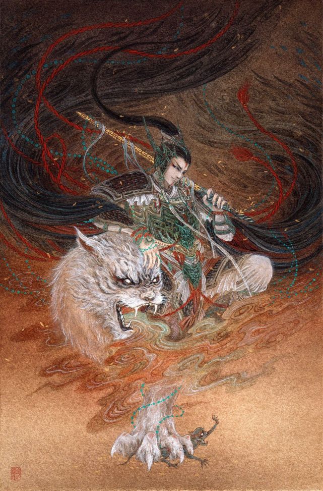 "百鬼画师"杉泽手绘:中国神话传说中的异兽(四)