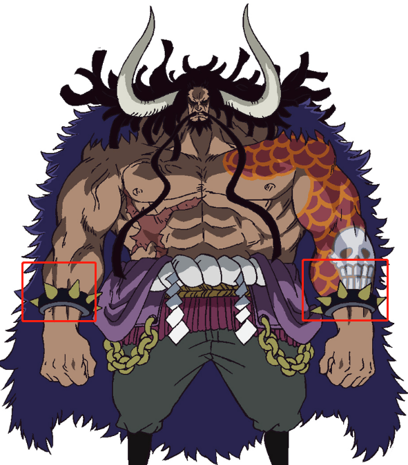 海贼王难道凯多一直随身带着海楼石手环吗那他平时是如何动用能力的