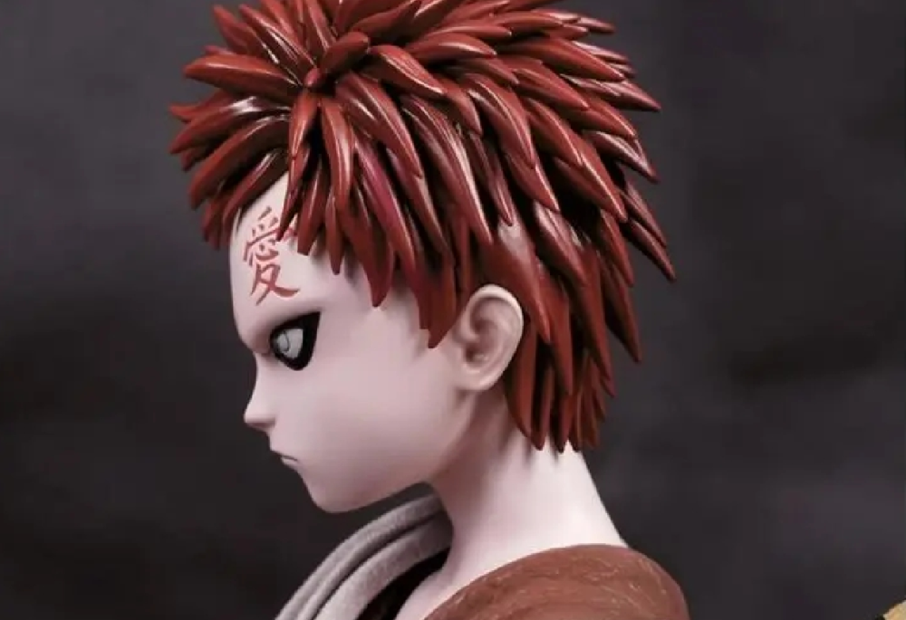 网友晒我爱罗手办,远看:是限量版吧,近看:100块都不要