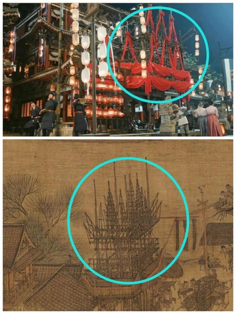 欢门是节日或促销的限定造型 由彩色的纸帛或树枝鲜花扎成的 跟现在