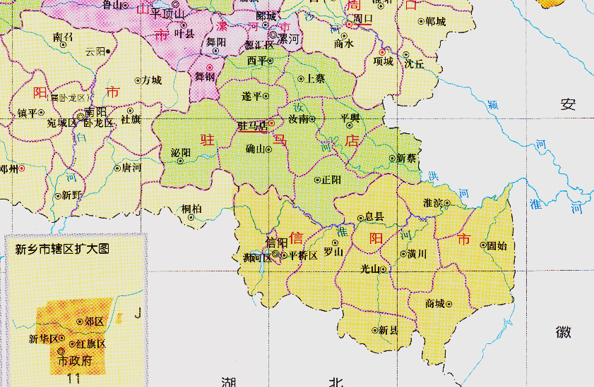 潢川縣變成了光州市光州與信陽之間到底是什麼關係