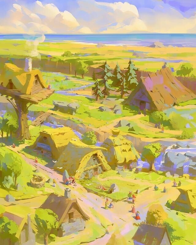 插画师系列第八百十一期slawek英国插画师神仙配色的场景插画