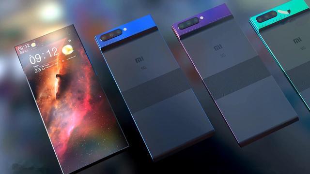 小米11概念图锤头鲨三摄可以旋转折叠机身支持双向无线充电