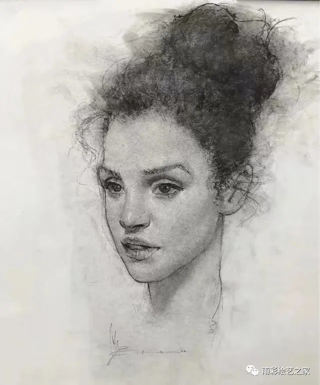 欣赏一下外国大师级画家手下的人物头像素描