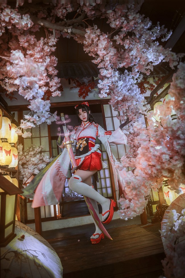 阴阳师手游决战平安京妖刀姬御神之刃cosplay正片