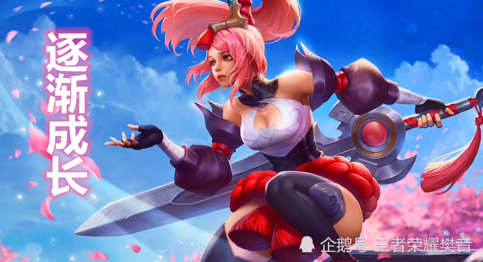 王者荣耀:花木兰原画蜕变史,第一版狂野,第二版化身为邻家小妹