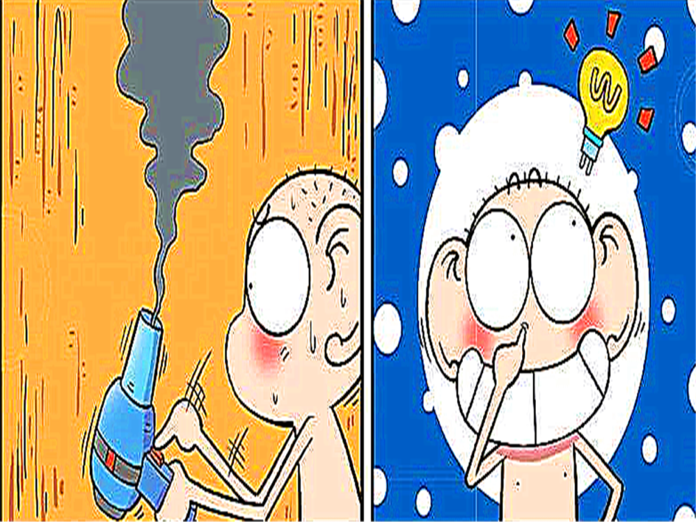 小呆呆的脚丫子拥有"提神醒脑"之奇效,刘老师巧用这点课堂效率达到