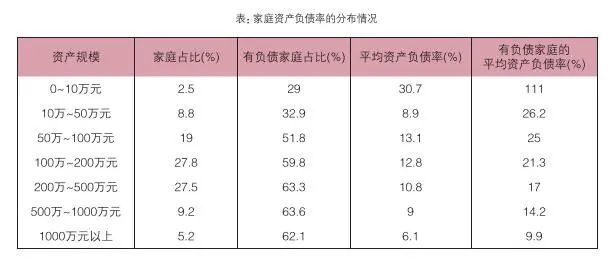 家庭资产负债率图片