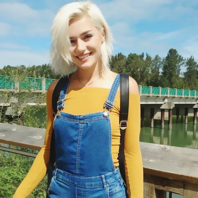 加拿大五项全能健将个性鼻环女孩乡村生活化穿搭实用且少女风