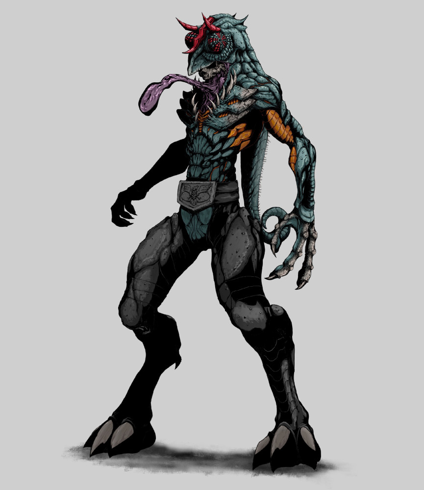 假面骑士怪人重绘黄蜂女帅气炸裂螳螂男宛如骑士卡利斯