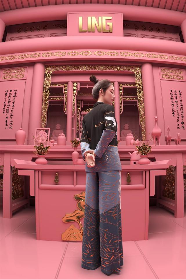 出道1个月,国风虚拟偶像翎ling靠什么吸引粉丝