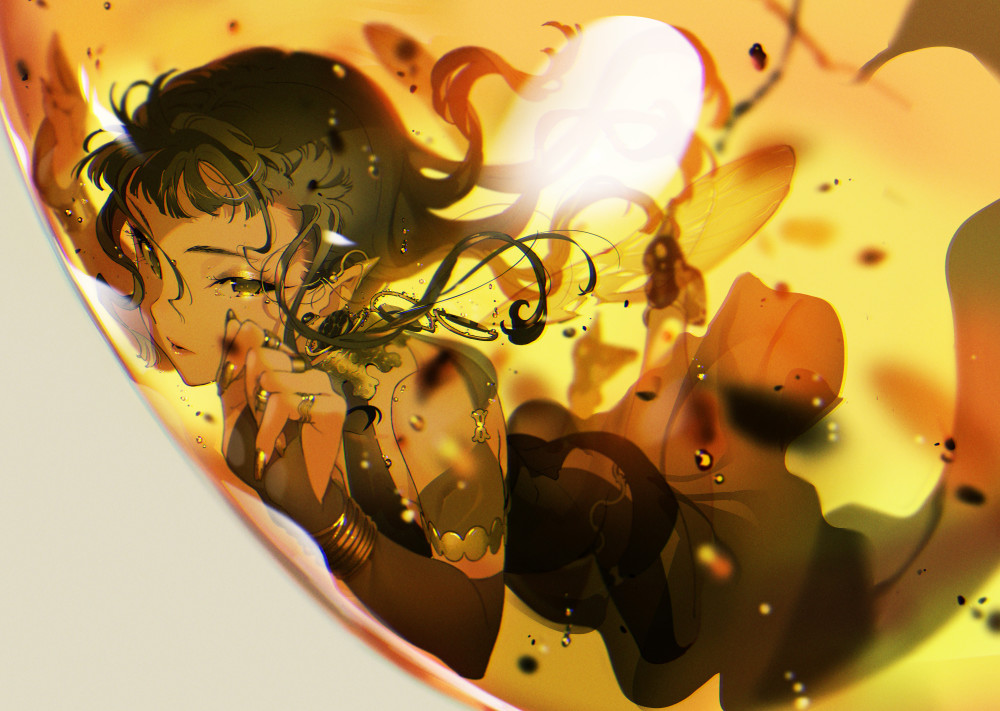 聚焦那些神仙画风的插画美图神仙般的构图第一张就让人跪了