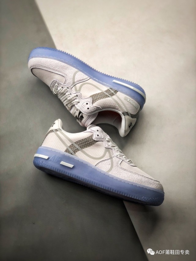 解析水晶底af1空军一号解析冰蓝开箱测评
