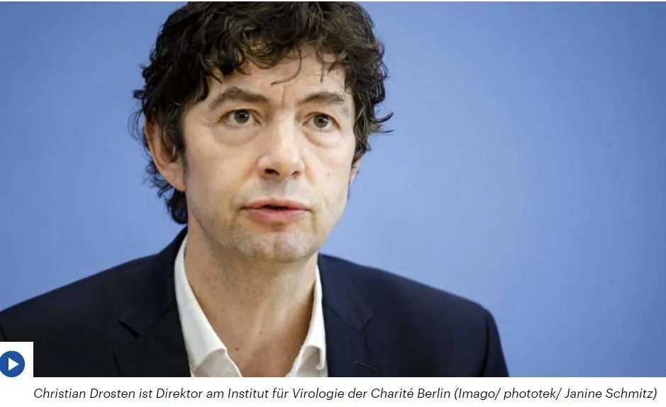 病毒研究所所长的christian drosten(德罗斯滕)教授提供的资讯,在做