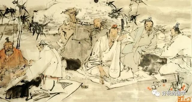 竹林七贤|嵇康被杀，刘伶醉酒，阮籍半梦半醒，竹林七贤七种人生悲剧