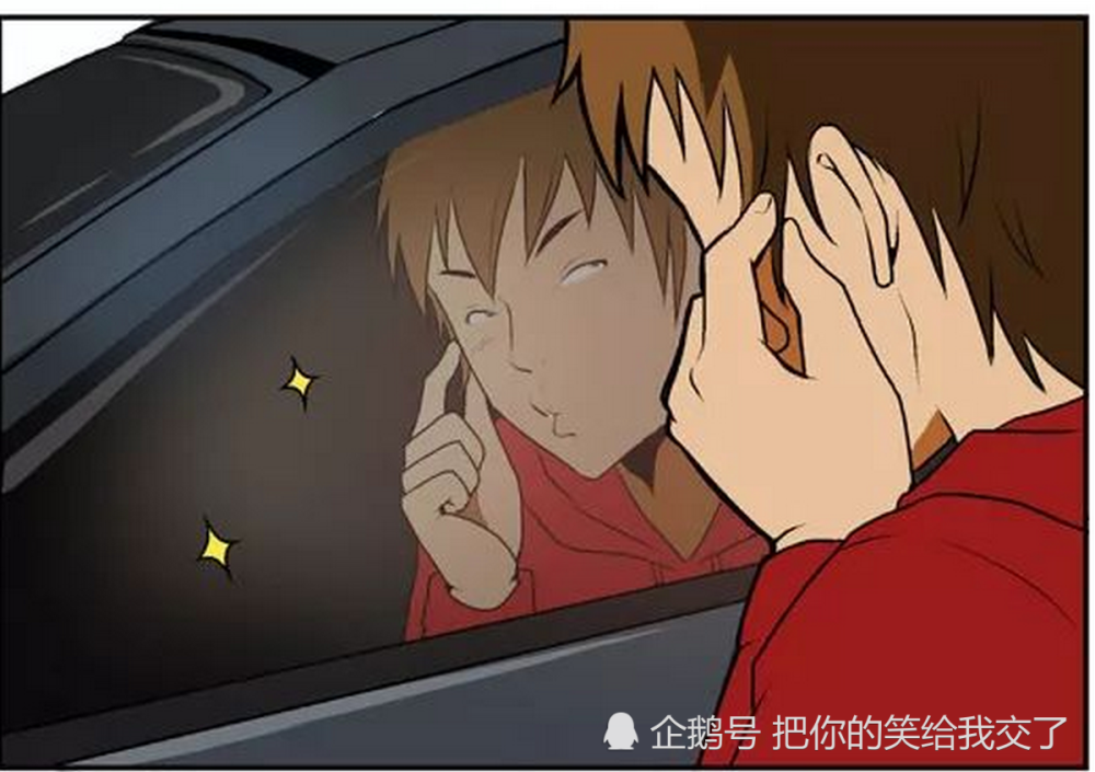 搞笑:路人把车窗当镜子,男孩都会摇下来,只有美女可以随意照