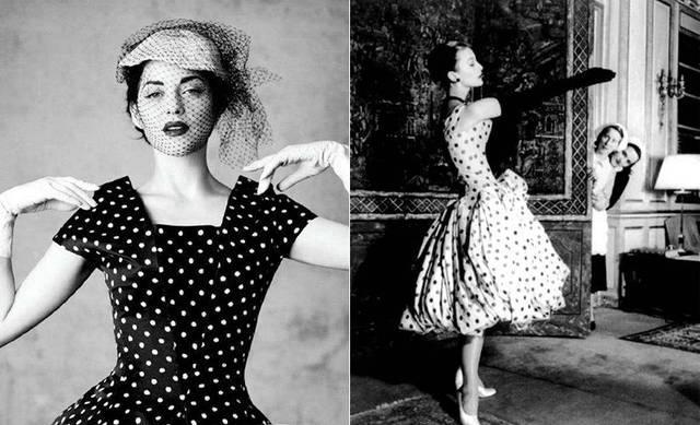 dior的波点长裙真的是经典的代名词,那个时候性感女神梦露穿dior波点