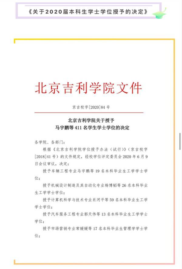 的决定,周凤豪,梁静,邓凯方等424名高职毕业生取得毕业证书;侯思宁