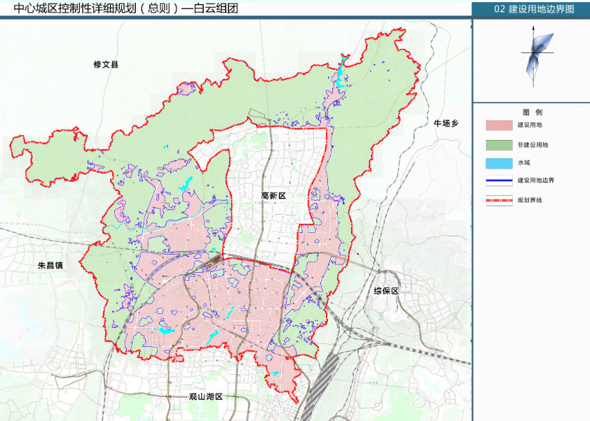 白金大道,g210国道等多条城市主干道相连于观山湖区;再加之规划中的