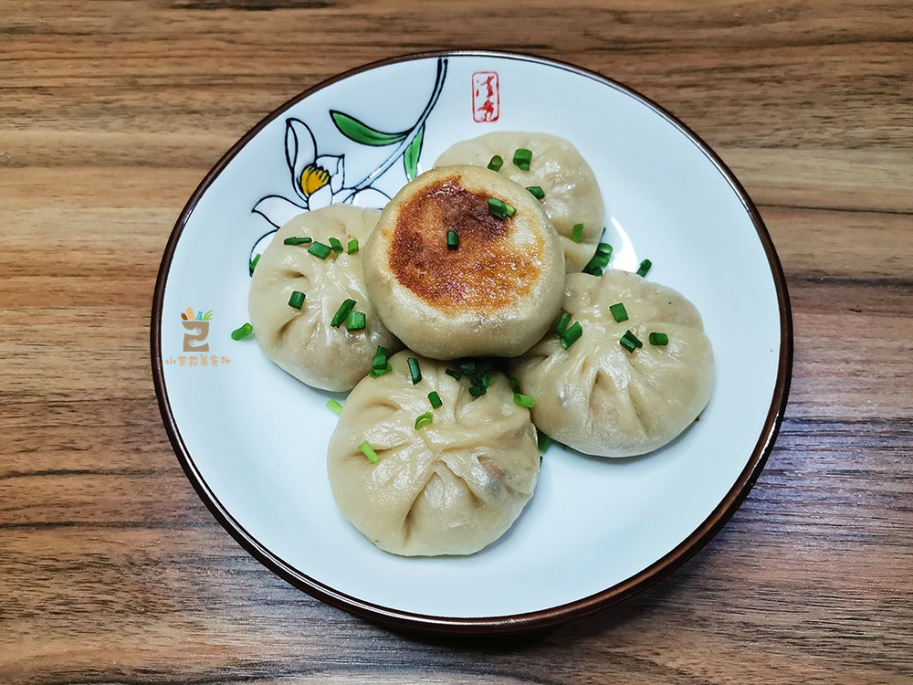 1碗糯米1碗面,教你做水煎包,金黄诱人,软糯弹牙,一出锅满屋香