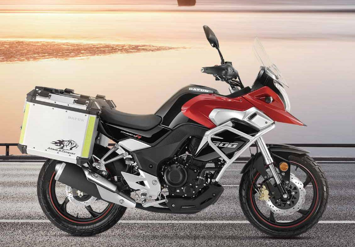 大运300级摩旅拉力车,水冷电喷19.5kw,前后碟刹,配双通道abs