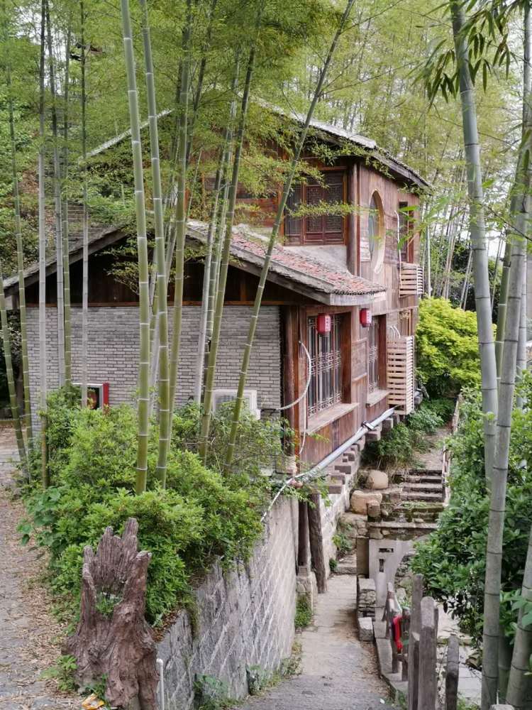 向泊园茶村公司推荐其正在湾里区梅岭镇别墅路建设中的私家园林建筑群