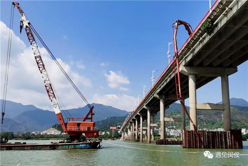 预计10月完工!闽侯甘竹大桥首次进行"大手术"