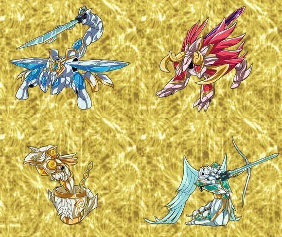 圣斗士88件圣衣中黄金白银青铜占了84件剩下4件属于