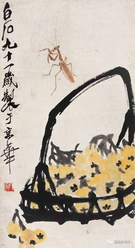 齐白石|一果一篮一世界！