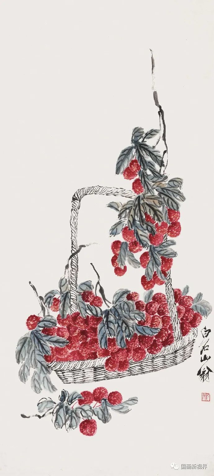 齐白石|一果一篮一世界！